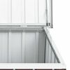 vidaXL Caixa de armazenamento para jardim marrom 129x67x65 cm