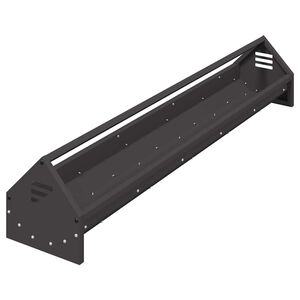 vidaXL Trófeu de Alimentação para Frangos Preto 108 x 20,5 x 20 cm