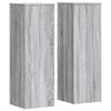vidaXL Suportes p/ plantas 2 pcs 33x33x100 cm derivados de madeira