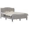 vidaXL Estrutura da Cama Cinzento-claro 160 x 200 cm Veludo