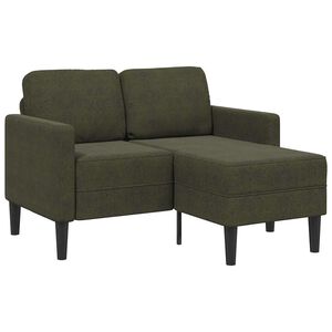 vidaXL Sof&aacute; 2 lugares com Chaise em L 125 cm couro artificial