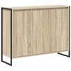 vidaXL Arm&aacute;rio lateral Carvalho Sonoma 96,5 x 30 x 75 cm