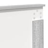 vidaXL Cabeceira Cinza Sonoma 150 cm Madeira processada