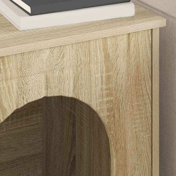 vidaXL Casa para Gatos Sonoma 53 x 52 x 62 cm Madeira processada