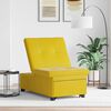 vidaXL Sof&aacute;-Cama Amarelo 194 x 67 x 82 cm Veludo