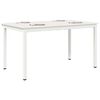 vidaXL Mesa de jantar Branco 140 x 80 x 75 cm