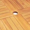 vidaXL 5 pcs conjunto de jantar p/ jardim madeira de teca maciça