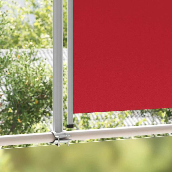 vidaXL Toldo lateral retr&aacute;til para p&aacute;tio 140x300 cm vermelho