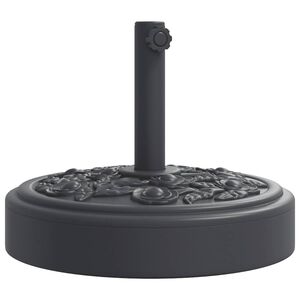 vidaXL Base de guarda-sol para postes de &Oslash;38/48 mm 25 kg redondo