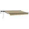 vidaXL Estrutura de Toldo Manual com LEDs 3 x 2,5 m