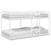 vidaXL Beliche sem colch&atilde;o 100x190 cm a&ccedil;o branco