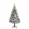 vidaXL &Aacute;rvore de Natal Artificial Branco 150 cm PVC, A&ccedil;o e Pl&aacute;stico