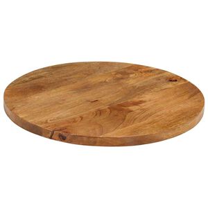 vidaXL Tampo de mesa redondo &Oslash;40x2,5cm madeira de mangueira maci&ccedil;a