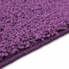 vidaXL Conjunto de Tapetes de Banho Antiderrapantes 2 pcs Roxo PP