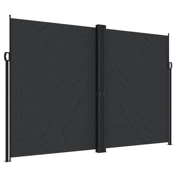 vidaXL Toldo lateral retr&aacute;til 220x600 cm preto