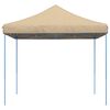 vidaXL Tenda para festas pop-up dobr&aacute;vel 292x292x315 cm bege