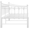 vidaXL Estrutura sofá-cama de puxar 90x200 cm metal branco