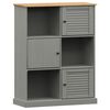 vidaXL Estante VIGO 90x35x114,5 cm madeira de pinho maci&ccedil;a cinzento