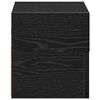 vidaXL Mesas de cabeceira de parede 2 pcs 45x26x28,5 cm preto