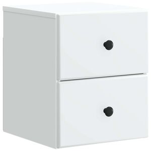 vidaXL Gabinete de Canto Montado na Parede Branco 34,5 x 33 x 40 cm