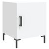 vidaXL Mesa cabeceira 40x40x50 cm derivados de madeira branco