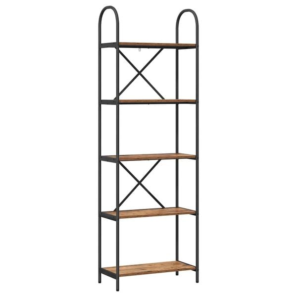 vidaXL Estante Madeira antiga 60 x 30 x 183 cm Madeira processada