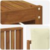vidaXL Conjunto de Sof&aacute;s para Exterior 7 pcs Natural e Creme