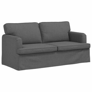 vidaXL Sof&aacute; Cinza Escuro 162 x 80 x 85 cm tecido