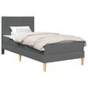 vidaXL Estrutura da Cama 80 x 200 cm Cinza Escuro