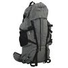 vidaXL Mochila para caminhadas 100 L tecido oxford cinzento