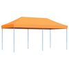 vidaXL Tenda de Festa Laranja 292 x 580 x 315 cm Tecido Oxford