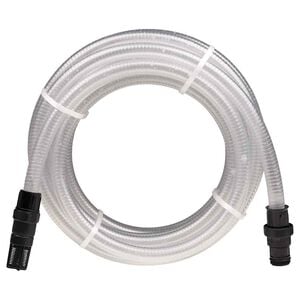 vidaXL Mangueira de suc&ccedil;&atilde;o com conectores PVC 1" 10 m PVC transparente
