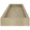 vidaXL Prateleiras de parede Loggia 4 pcs 80x15x4 cm MDF cor carvalho