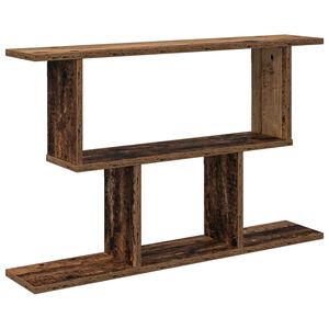 vidaXL Prateleira de Parede Madeira antiga 80 x 15 x 50,5 cm