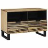 vidaXL Unidades de TV 70 x 33 x 46 cm Castanho Derivados de Madeira