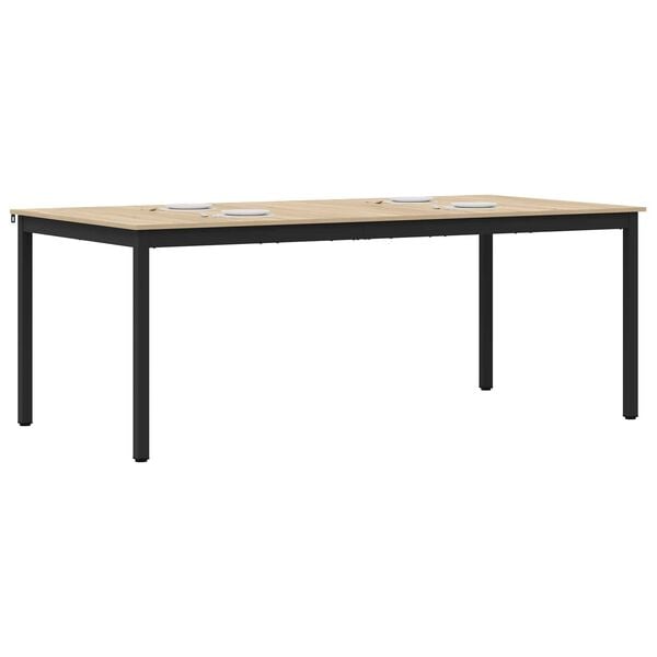 vidaXL Mesas de jantar Madeira processada