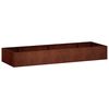 vidaXL Muro de Conten&ccedil;&atilde;o 8 unid. 300 x 100 x 50 cm A&ccedil;o Corten