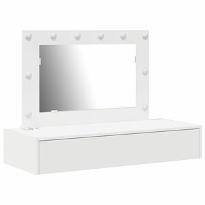 vidaXL Mesa de vestir Branco 100 x 40 x 70 cm Derivados de Madeira