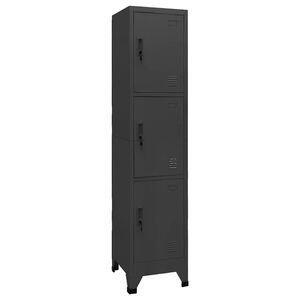 vidaXL Cacifo 38x45x180 cm a&ccedil;o antracite
