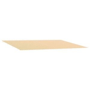 vidaXL Tecido de substitui&ccedil;&atilde;o para toldo Amarelo e Branco 500 &times; 300 cm