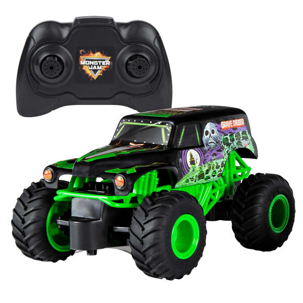 Monster Jam Camião Grave Digger com RC 1:24