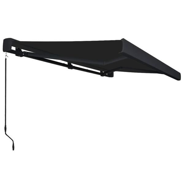 vidaXL Toldo manual com caixa 400x300 cm antracite