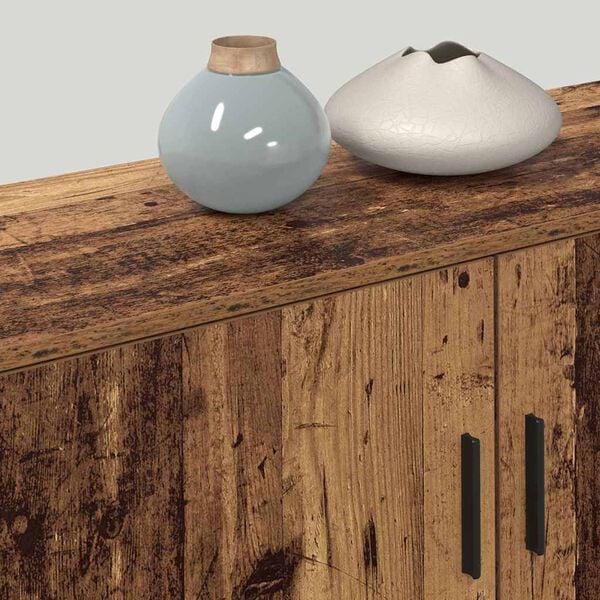 vidaXL Conjunto de Arm&aacute;rio de TV montado na parede 3 pcs