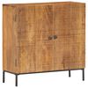 vidaXL Aparador 75x30x75 cm madeira de mangueira maci&ccedil;a