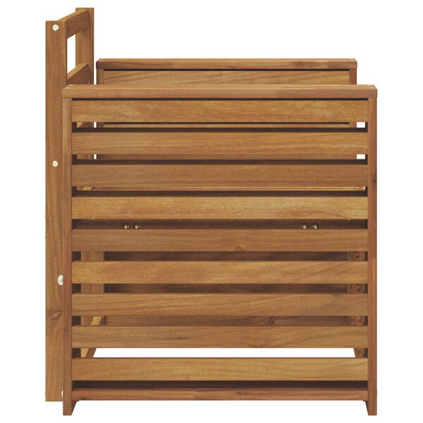 vidaXL Conjunto de Sof&aacute;s para Exterior Natural 79 x 63 x 73 cm