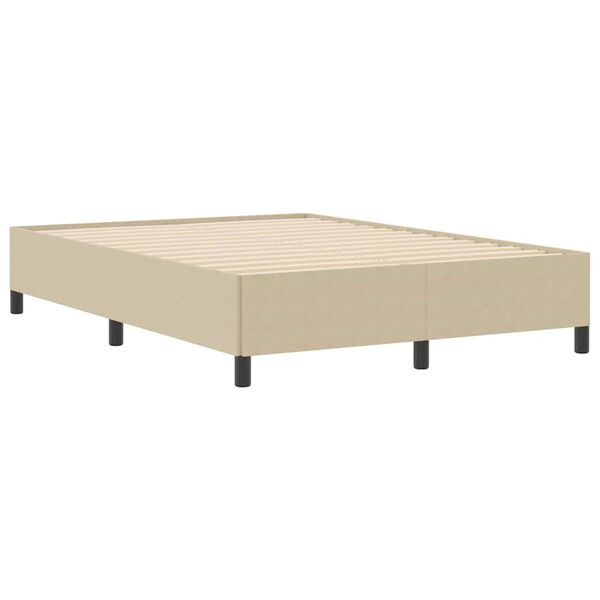 vidaXL Cama Box Cinza Verde 140 x 200 cm Veludo