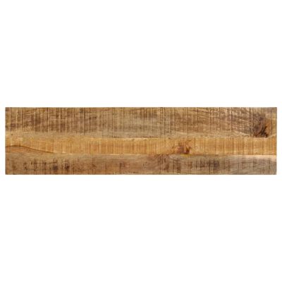vidaXL Mesa consola 120x30x75 cm madeira de mangueira áspera