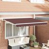 vidaXL Estrutura de Toldo Manual Castanho 350 x 200 cm