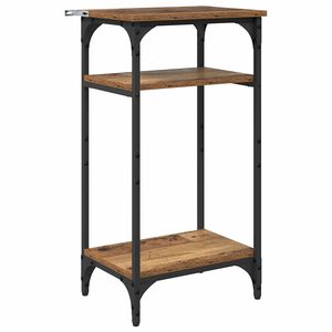 vidaXL Mesa Lateral Madeira Antiga 40 x 30 x 75 cm Madeira processada