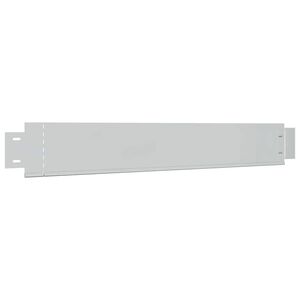 vidaXL Conjunto 5 pain&eacute;is veda&ccedil;&atilde;o relvado 100 x 14 cm a&ccedil;o galvanizado